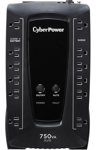 Cyberpower Con Regulador Avrg750u, 750v, Entrada 90-148v