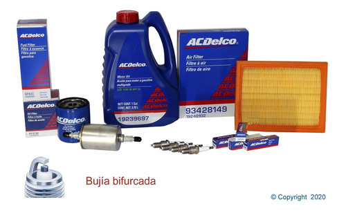 Kit De Afinacion 15w40 Mult  Chevy Pop1.6 2011 Acdelco