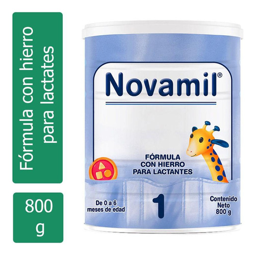 Novamil 1 0-6 Meses Lata Con 800 G