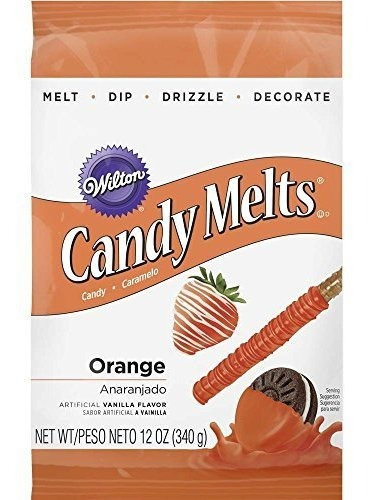 Wilton Orange Candy Melts Candy, 12 Oz.