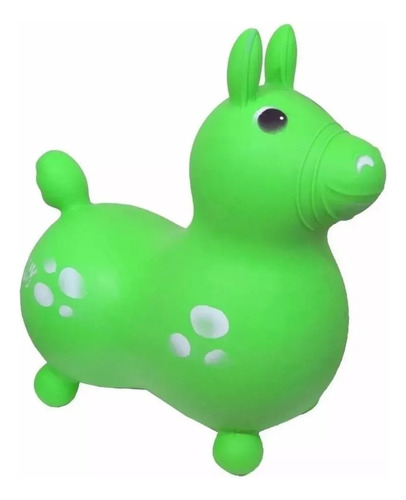 Caballo Saltarin Inflable Color Verde 