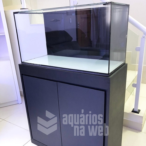 Imagem 4 de 9 de Aquário Completo 80x35x40 Bean Animal Com Sump E Móvel 162l