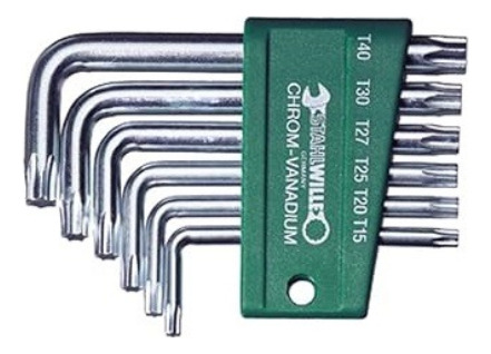 Set De Destornilladores Y Llaves Allen Tcs 10766+10769/15