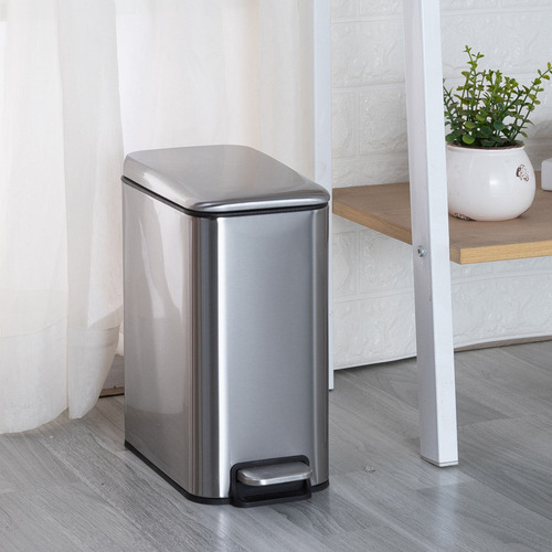 Lixeira Inox Com Sensor Para Cozinha E Banheiro