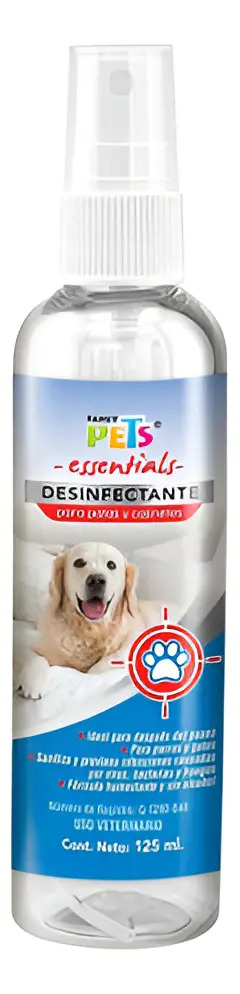 Spray Desinfectante Para Patas Perro Gato Bacteria Virus Hongo Fancy Pets Essentials 125 Ml Para Perros Y Gatos Sanitiza Después Del Paseo Sin Alcohol Sin Fragancia Humecta Cojinet