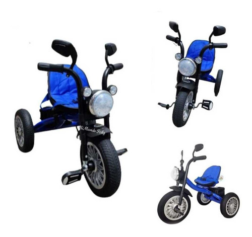 Motito Y Triciclo Para Niños A Pedal Sin Set De Protección Color rosado rojo azul verde