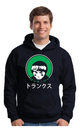 Buzo Naruto - Rock Lee - Canguro Con Capucha - Rl01