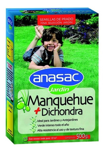 Semilla De Pasto Anasac Mezcla Manquehue Dichondra 500gr. Np