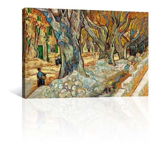 Cuadro Canvas Grandes Arboles De Sombra Por Vincent Van Gogh