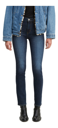 Jeans Mujer 724 High Rise Straight Azul Levis 18883-0048