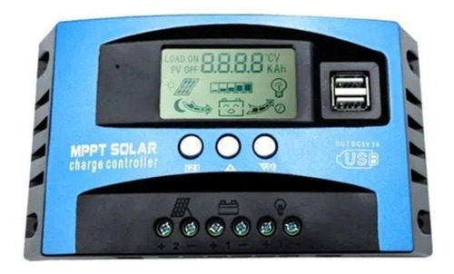 Controlador Solar Mppt 12v 24v 30a Carga Panel Bateria Regul