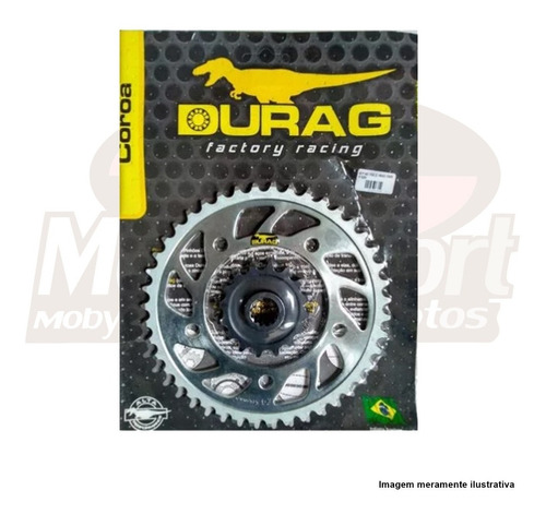 Kit Coroa Pinhão Durag 3455 Honda Transalp 700 Até 2013 + Nf