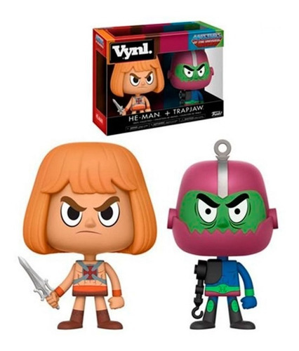 Funko Vynl Masters Of The Universe He-man + Trap Jaw 