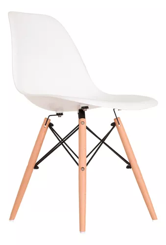 Comprá silla Eames blanca por unidad en cuotas