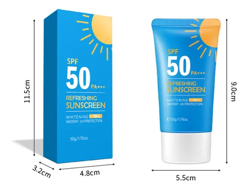 Transparent Water Sunscreen Gel 50ml Sunscreen Containing Tr