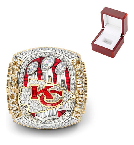 Nfl - Anillos De Campeonato De Los Sars Town Chiefs 2022 D