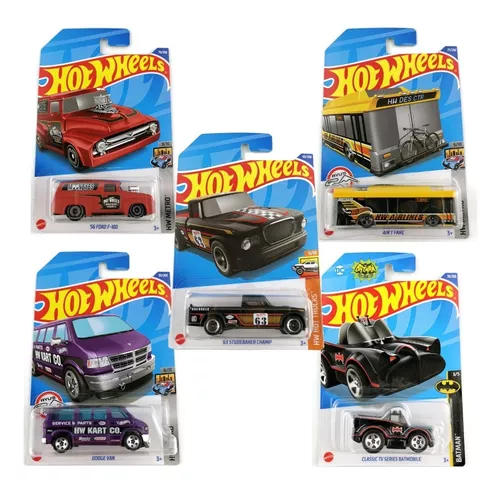 Kit com 15 carrinhos Hot Wheels Mattel - Modelos sortidos sem repetição