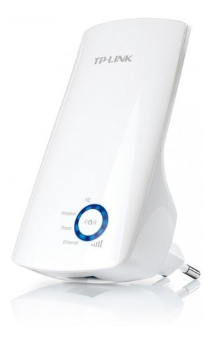 Imagen 1 de 6 de Extensor De Rango Pared Tp-link Wifi Alta Potencia N300 Tl-w