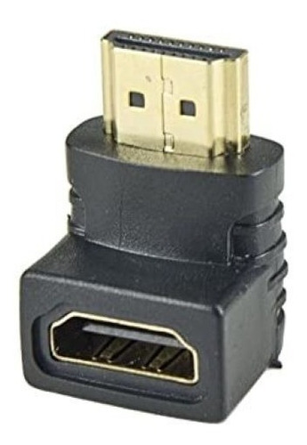 Adaptador Hdmi Macho Hdmi Hembra Codo 90ºoro Titan Argentina
