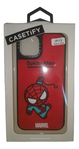 Funda Rigida Casetify 3d Para iPhone 13, Spiderman