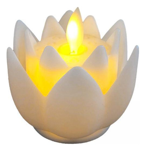 3 Velas Led Budistas Con Forma De Lámpara Lotus