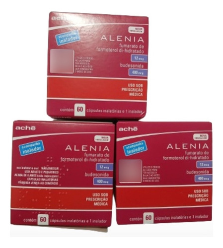 Kit 3 Caixas Alenia Com Inalador Cada