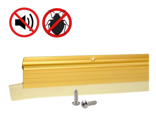 Guardapolvo Color Oro Sella Polvo Automático 90cm Goma Pvc