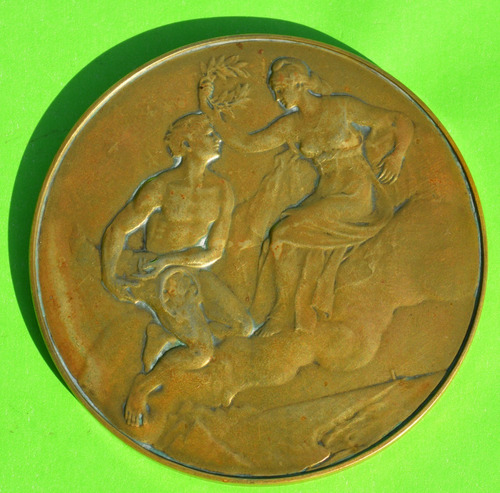 Antigua Medalla Bco. Pcia. De Buenos Aires Centenario 1922 
