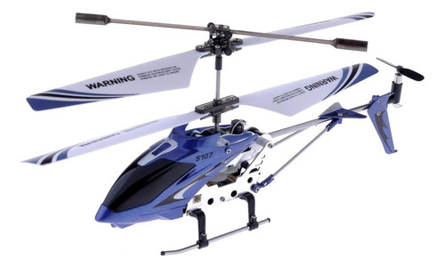 Helicóptero Rc De 3 Canales Syma7g 3 Con Gyro, Azul