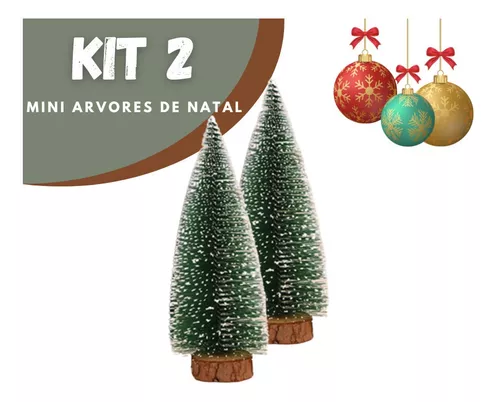 Árvore Natal Mesa Pequena 45cm Decoração Completa 32 Itens - Dupari