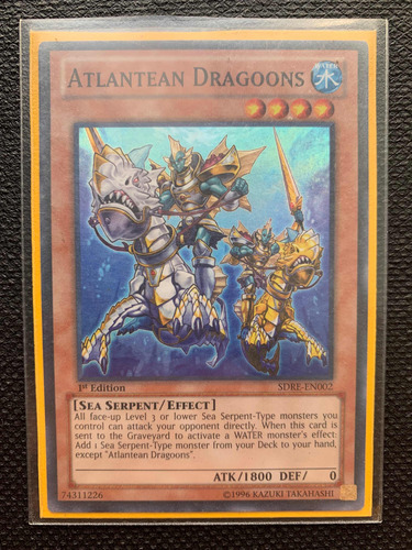 Yu-gi-oh! Atlantean Dragoons Super Rare 1st Ed Sdre-en002