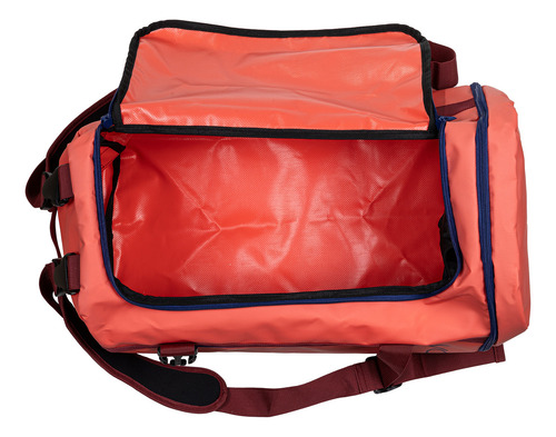 Sport Bag 2 Em 1 Kouda Ellis Cor Coral Desenho do tecido Liso