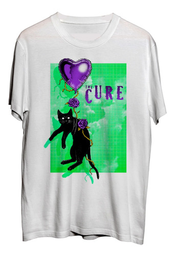 The Cure . ( Gato 2 ) . New Wave . Polera . Mucky
