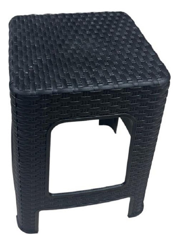 Silla Plástica Butaca Resistente Tipo Rattan X 6 Unidades