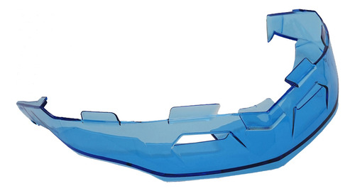 Aerofólio Spoiler Capacete Kyt Tt Course Azul Transparente