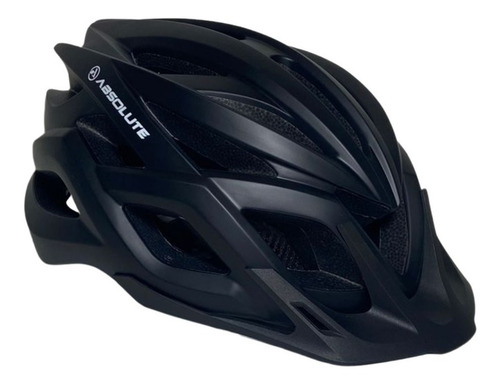 Capacete Ciclismo Absolute Mtb Wild Flash Preto Led Integrado Usb Com Carregador E Viseira