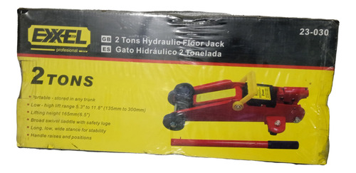 Gato Hidráulico Tipo Caimán 2 Ton Exxel