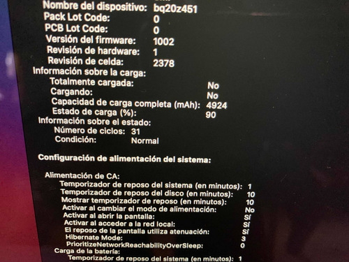 Macbook Pro 13 Touchbar A2159 Desarme (Usado)