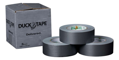 Kit De 3 Cintas Industriales Grises Duck Tape 51