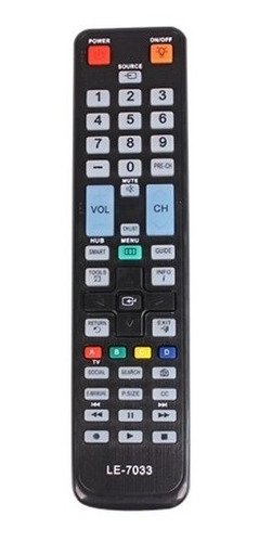 Imagem 1 de 6 de Controle Remoto Tv Lcd Led Samsung 3d Aa59-00433a - Le7033
