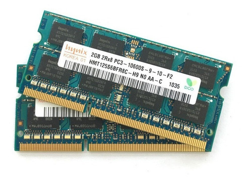Imagen 1 de 1 de Memoria Ram 2gb Ddr3 Hynix 10600s 1333mhz Sodimm Laptop H9n0