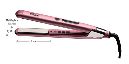 Planchita Pelo Profesional Eurostil Titanium Digital Alisado