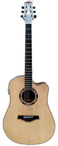 Violão Folk Elétrico Cutuway Phx Ah-106ns-41 Ns J. White Cor Marrom Orientação da mão Destro