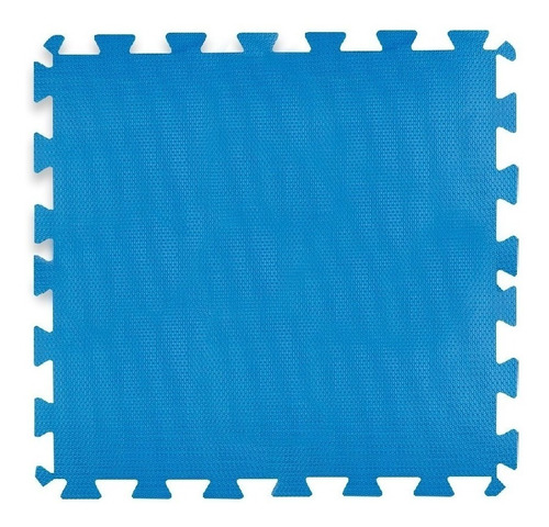 Kit 1m² Tatame Eva 1x1x30mm Tapete Academia Azul