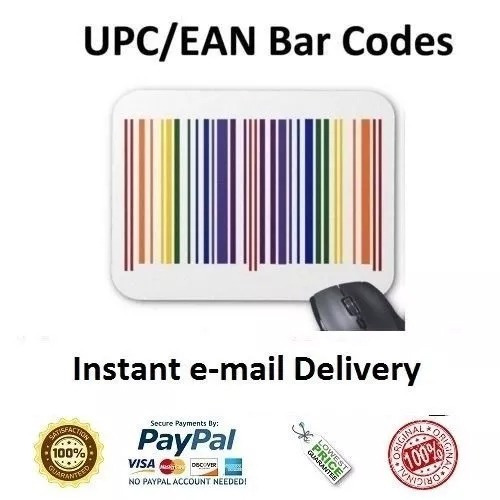 Códigos Upc Universal Amazon Google Shopping 1000 Códigos