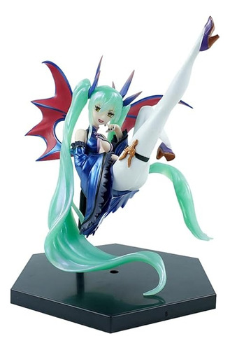 Figura Miku Hatsune Demonio Escultura Voz Vocaloid Pop Pvc