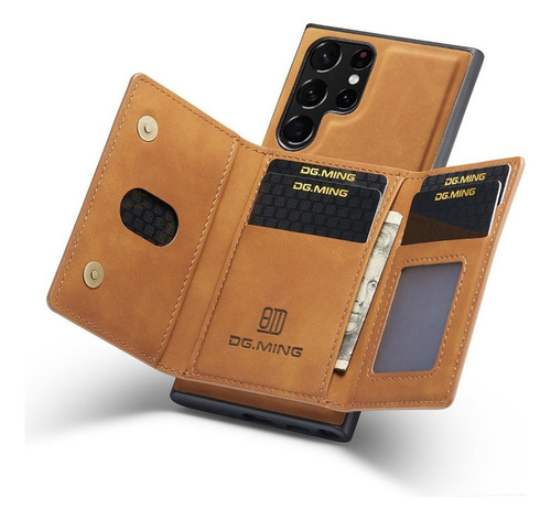 B Funda De Polipiel Tarjeta For Samsung Galaxy S20 S21 S22