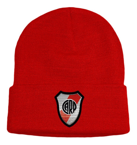 Gorro De Lana River Plate Escudo Nuevo