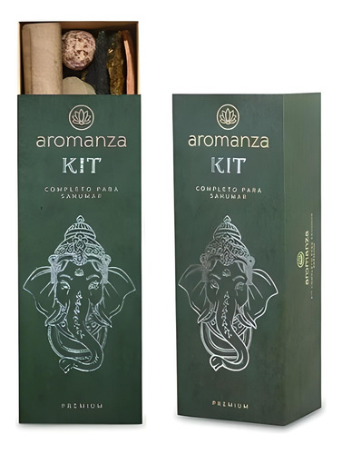 Kit Completo Para Sahumar Premium Aromanza 