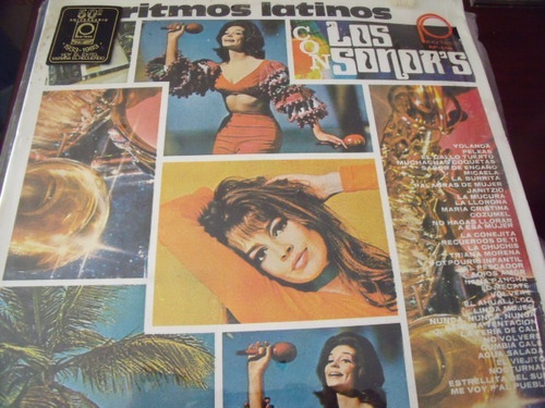 Lp Los Sonor's , Ritmos Latinos  Album Triple 
